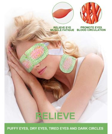 16-Pack Unscented Steam Eye Masks for Dark Circles, Puffiness, Headache, and Stress Relief - Buy Online on SooperMarket.com