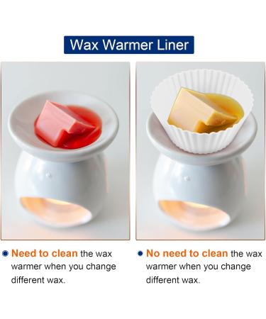 Buy 25pcs Wax Melt Warmer Liner Silicone for Candle Fragrance Melters - Perfect for Home & Gift | Sourcing Map - Buy Online on SooperMarket.com
