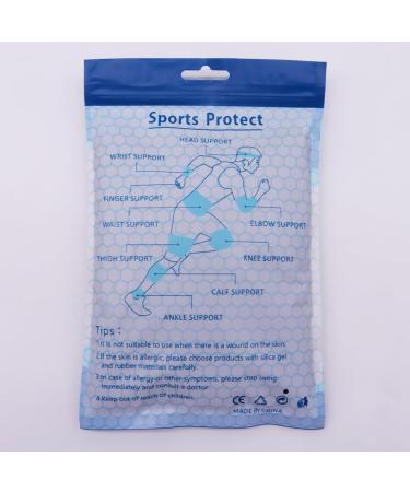 Buy Adjustable Sports Knee Support Sleeves - Pain Relief for Meniscus Tear & Arthritis | Perfect for Running & Climbing | 2-Pack Black (Small) - Buy Online on SooperMarket.com