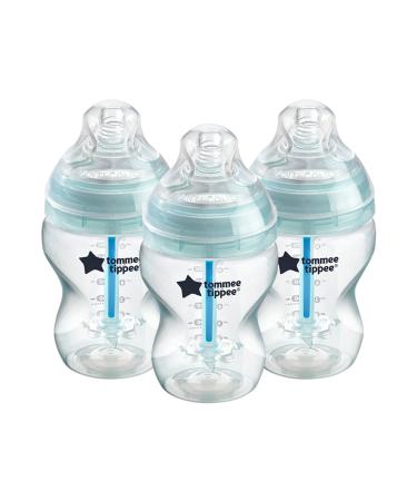 Tommee Tippee Anti-Colic Baby Bottles Slow Flow Breast-Like Nipple and Unique Anti-Colic Venting System (9oz 3 Count)