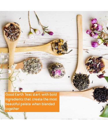 Good Earth Sweet & Spicy Herbal & Black Tea - 18 Count Tea Bags (Pack of 6) - Premium Flavor - Buy Online on SooperMarket.com