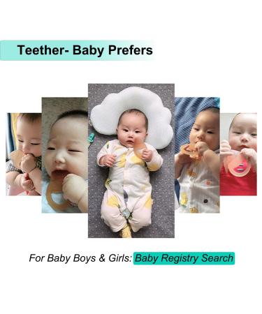 Seposeve Silicone Baby Teething Toys for Boys & Girls 0-6 Months and 6-12 Months - BPA-Free, Soft & Easy to Clean (2 Brown) - Buy Online on SooperMarket.com