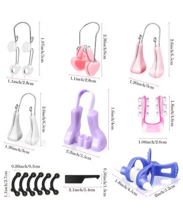 7-Piece Nose Up Lifting Shaper Clips Set | Silicone Slimming Tool for Nose Enhancement | Beauty Clip for Wide Low Curved and Big Noses - International Shipping - Buy Online on SooperMarket.com