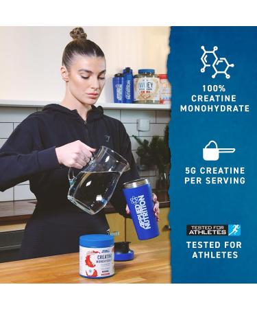 Applied Nutrition Creatine Monohydrate Powder - 250g (50 Servings), Boosts High-Intensity Performance, Unflavoured - Buy Online on SooperMarket.com