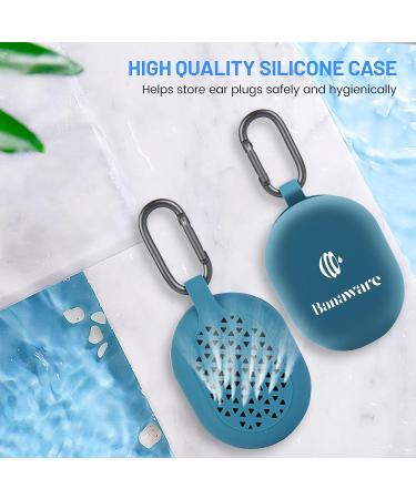 Swim Ear Plugs - Waterproof Silicone for Adults & Kids - 4 Sizes for Small Ear Canals - Buy Online on SooperMarket.com