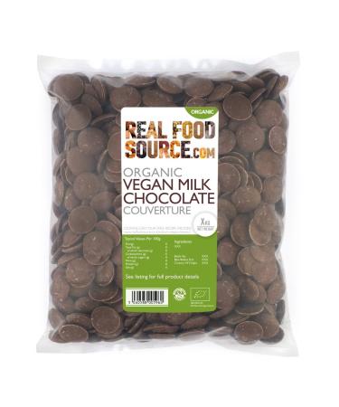 RealFoodSource Organic Vegan Milk Chocolate Couverture Drops 2kg