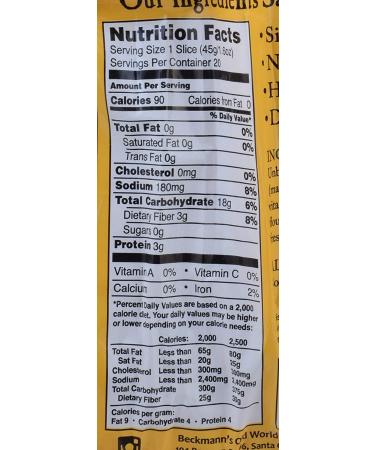 Beckmanns Old World Bakery  Bread German Farm  32 Ounce 2 Pound (Pack of 1) - Buy Online on SooperMarket.com