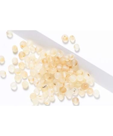 Gumstone 50 Piece Unpolished Lemon Amber Beads | 100% All Natural Baltic Amber | Perfect for Necklaces  Bracelets  Handcrafted Jewelry for Natural Remedies  Absorbs Negative Energies