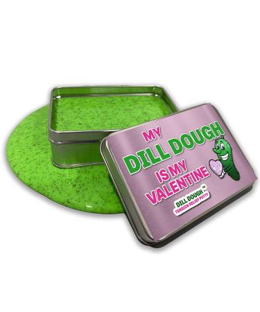 Valentine's Dill Dough - Playful Edible Gift for Her or Him Heart-Shaped Unique Present Delicious Fun for Romantic Occasions & Special Celebrations