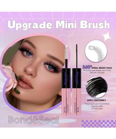 Lash Bond and Seal 2 in 1 Eyelash Extension Glue - Waterproof Long-Lasting Hold 72 Hours - DM20 Kit for DIY Lash Extensions - Buy Online on SooperMarket.com