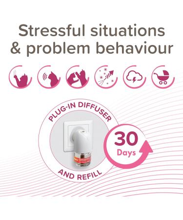 Beaphar CatComfort Calming Starter Kit | Reduces Anxiety & Stress | Firework Fear Relief | 70m Coverage | Lasts 30 Days - Buy Online on SooperMarket.com