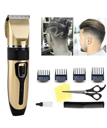 Rechargeable Hair Cutting Kit Hair Clippers for Men Professional Men Clippers Cordless Electric Beard Trimmer Hair Trimmer for Family Use Low Noise USB Quick Charge