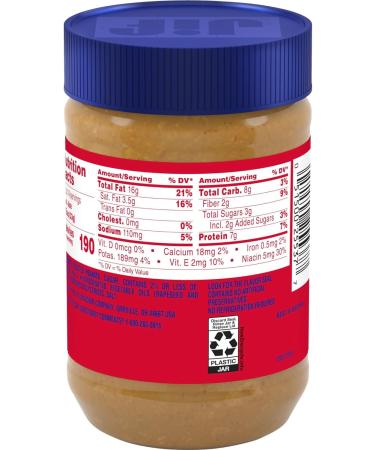 Jif Crunchy Peanut Butter 454g (16oz) - Buy Online on SooperMarket.com