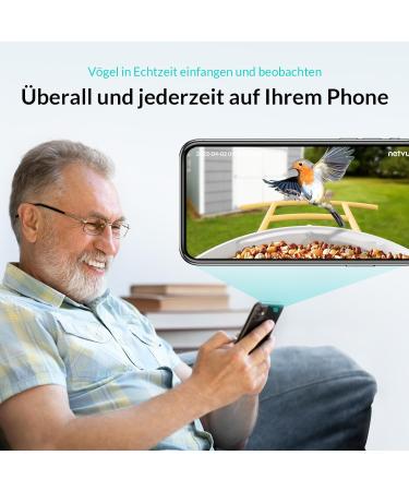 Birdfy Bird Feeder with Camera - AI Detection Video Recording & Solar Powered - Ideal for Wild Bird Feeding - Buy Online on SooperMarket.com