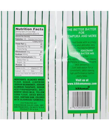 TableTop King 5 lb. Japanese Tempura Batter Mix - Crispy and Authentic Blend - Buy Online on SooperMarket.com