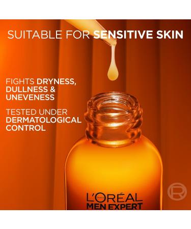 L'Or al Men Expert Hydra Energetic Pure Vitamin C Serum 30ml - Brighter, Smoother, Refreshed Skin - Buy Online on SooperMarket.com