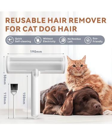 Baytion Pet Hair Remover Roller - Self-Cleaning Brush for Dogs & Cats - Easy Fur Removal from Furniture, Car Seats, Rugs & More - Buy Online on SooperMarket.com