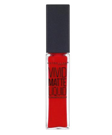 Maybelline New York Color Sensational Vivid Matte Liquid Lipstick in Rebel Red - 0.26 fl. oz. (Pack of 1) - Buy Online on SooperMarket.com