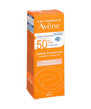 Avene Tinted Sunscreen SPF 50 - 50ml | Broad Spectrum UV Protection | International Shipping - Buy Online on SooperMarket.com