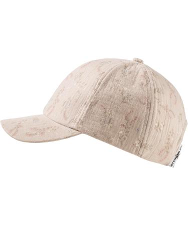 Sterntaler Girls' Floral Baseball Cap - Cotton Musselin Elastic Band Beige Tortoid Tap - Perfect for International Shipping - Buy Online on SooperMarket.com