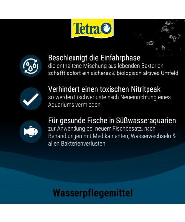 Tetra SafeStart Aquarium Starter - Live Nitrifying Bacteria for Rapid Fish Introduction | 50 ml Bottle | Shop Internationally - Buy Online on SooperMarket.com
