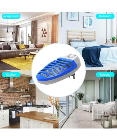 4 Packs Bug Zapper Indoor Plug-in Mosquito Trap Electric Little Gnats Fly Trap for House Mini Insect Light Eliminates Flying Pests for Home - Buy Online on SooperMarket.com