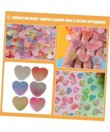 WOONEKY Fake Candies Bulk 50pcs Simulation Gummies Models Small Candies Model Fake Candies Desktop Candies Model Candy Hairpin 1 - Buy Online on SooperMarket.com