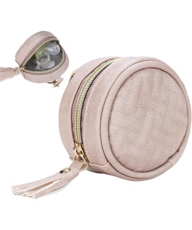 Nupaque Pacifier Cover with Clip | Travel Case & Zippered Holder for Girls | Pink Binky Clip Bag Capsule & Box - Buy Online on SooperMarket.com