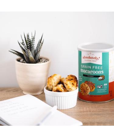Absolutely Gluten Free Coconut Macaroons 10 oz (2-pack) - Grain, Dairy, and Soy Free - Buy Online on SooperMarket.com