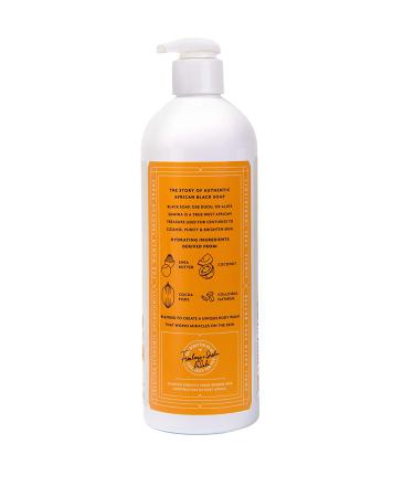 Shea Radiance African Black Soap Body Wash - Citrus Spearmint for Dry Skin, Eczema & Blemishes (16 oz) - Buy Online on SooperMarket.com