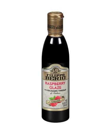 Filippo Berio Raspberry Balsamic Glaze 8.4 Fl Oz - Premium Quality Balsamic Glaze in a Convenient Plastic Bottle - Buy Online on SooperMarket.com