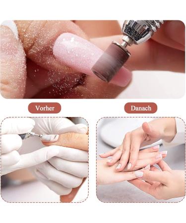 Luckaide Grinding Sleeve Nail Cutter 100 Pieces Grit 80/120/240 Grinding Caps for Manicure & Pedicure Best Quality Nail Miller Attachments for International Shipping - Buy Online on SooperMarket.com