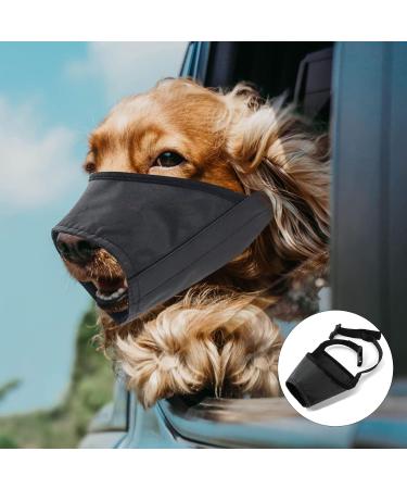 Adjustable Breathable Muzzle for Small Dogs - Safe Comfortable Prevents Biting & Barking (S Black) - Buy Online on SooperMarket.com