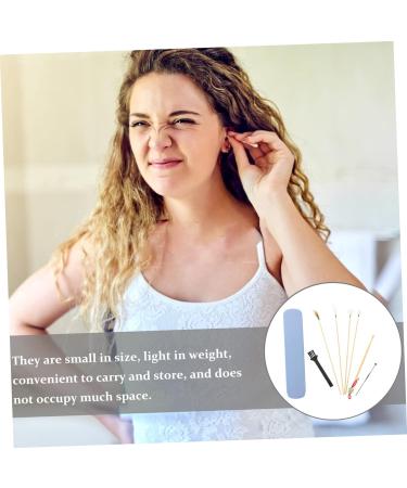 Ear Cleaning Kit - Bamboo Ear Pick Set for Ear Wax Removal | Spiral Cleaner and Ear Picker Tool Set - Buy Online on SooperMarket.com
