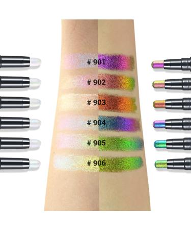 CHARMACY Multichrome 2 in 1 Cream Eyeshadow Stick - Waterproof, High Pigmented, Vegan & Cruelty-Free (905) - Buy Online on SooperMarket.com