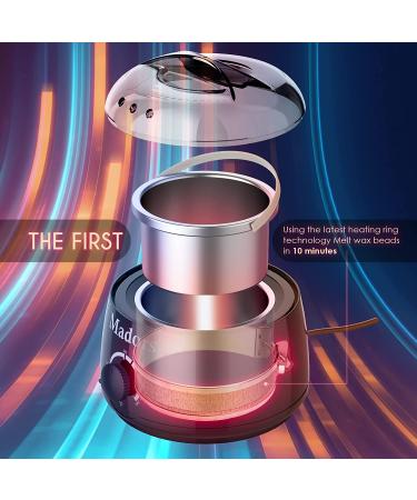 Madors Waxing Kit for Women - Intelligent Wax Warmer + Hard Wax Beads for Home Hair Removal - Buy Online on SooperMarket.com