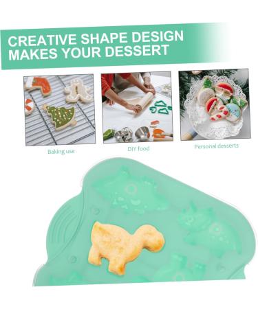 ABOOFAN Cake Mold Silicone Molds Cookie Silicone Gummy Molds Animal Rice Mold for Baking Ice Mold Platinum 22.1X19.3X2.6CM Green - Buy Online on SooperMarket.com