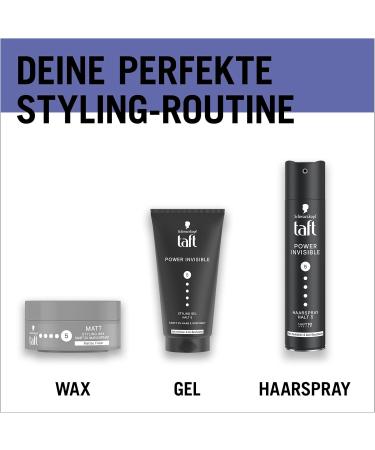 Schwarzkopf Taffel Styling Wax Matt - Vegan Hair Wax for Matt Finish & Long-Lasting Hold (4x75ml) - Gentle on Hair & Scalp | Buy 150ml (4 Pack) Internationally - Buy Online on SooperMarket.com
