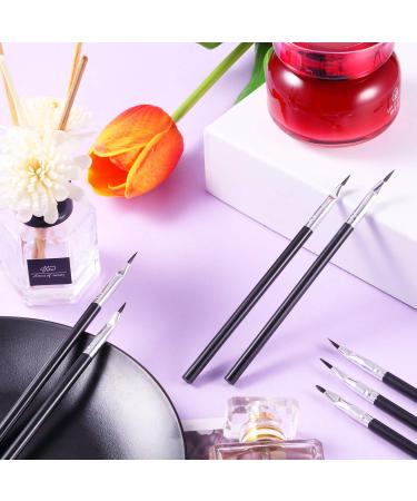 12 Pieces Angled Eyeliner Brushes - Lightweight & Fine Bent Angle for Precise Makeup Application - Buy Online on SooperMarket.com