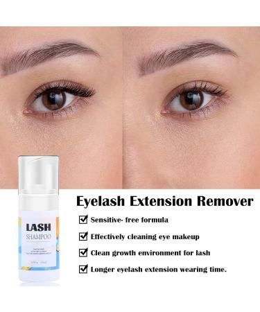 Lash Shampoo Kit for Eyelash Extensions - Extension Cleanser with Brushes for Salon & Home Use - 50ML - Buy Online on SooperMarket.com