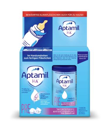 Aptamil PRE HA initial formula 4x2x90ml ready to drink 90ml (pack of 8) 22.5 ml (pack of 8)