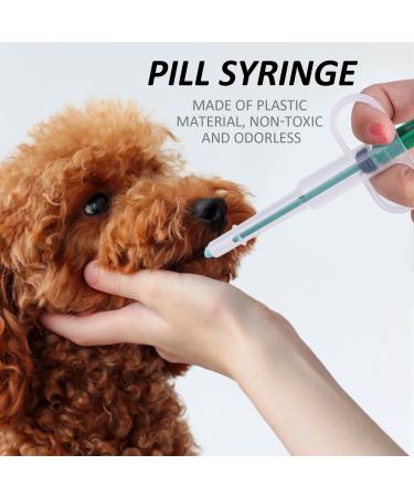 KVBUCC 2pcs Pet Pill Dispenser with 1pc Storage Bag Medication Feeder Pill Syringe Pill Ejector Feeder Tool for Cats Dogs Birds (Green) - Buy Online on SooperMarket.com