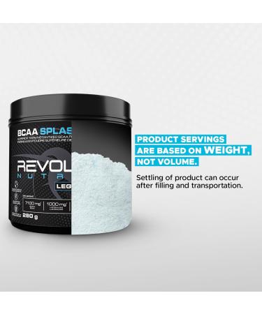 Revolution Nutrition BCAA Splash BCAA Powder Vegan Formula Zero Calorie Lactose Free Muscle Recovery Post Workout 7100 Mg of Branched Chained Amino Acid 1000 mg Citrulline Malate 280 G 46 Servings (Blue Sharks 0.62 Pound) Blue Sharks 0.62 Pound - Buy Online on SooperMarket.com