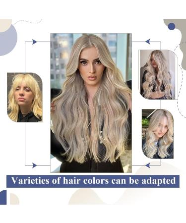 LAAVOO Real Hair Tape Extensions - Blond Highlight Ashblond & Platinblond #19/60 - 50g 20pcs 55cm for International Shipping - Buy Online on SooperMarket.com
