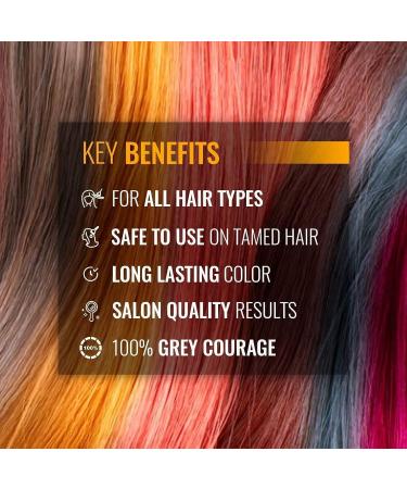 GK HAIR Global Keratin Permanent Hair Color Cream - 4.2 Brown (3.4 Fl Oz) | Nourishing Long-Lasting High-Performance Hair Dye for International Shipping - Buy Online on SooperMarket.com