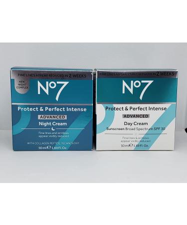 No7 Protect & Perfect Intense Day & Night Cream Combo for Advanced Skincare - Buy Online on SooperMarket.com