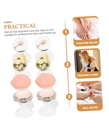 16 Pcs Silicone Gel Toe Separator & Finger Splitter Pedicure Kit - 2.1x1.6cm - As Shown - Buy Online on SooperMarket.com