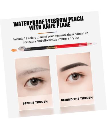 Buy NOLITOY 12pcs Waterproof Lip Liner Eyeliner & Eyebrow Makeup Set - Precision Brush & Matte Finish - International Shipping Available - Buy Online on SooperMarket.com