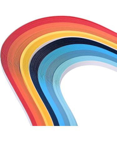 Paper Quilling Strips Set - 36 Colors - 900 Strips - 3mm x 39cm - Buy Online on SooperMarket.com