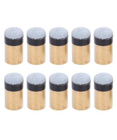 VGEBY 10pcs/bag Billiard Club Tips Slip On Pool Cue Tips Pool Ball Cue Nine Balls Club ScrewTips Replacement 13MM